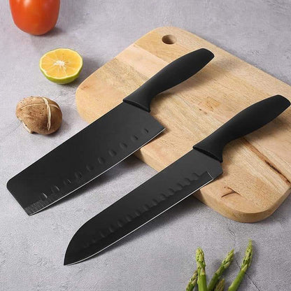 5-Piece Stainless Steel Kitchen Knife Set – Chef, Chopping, Utility, Butcher Knives