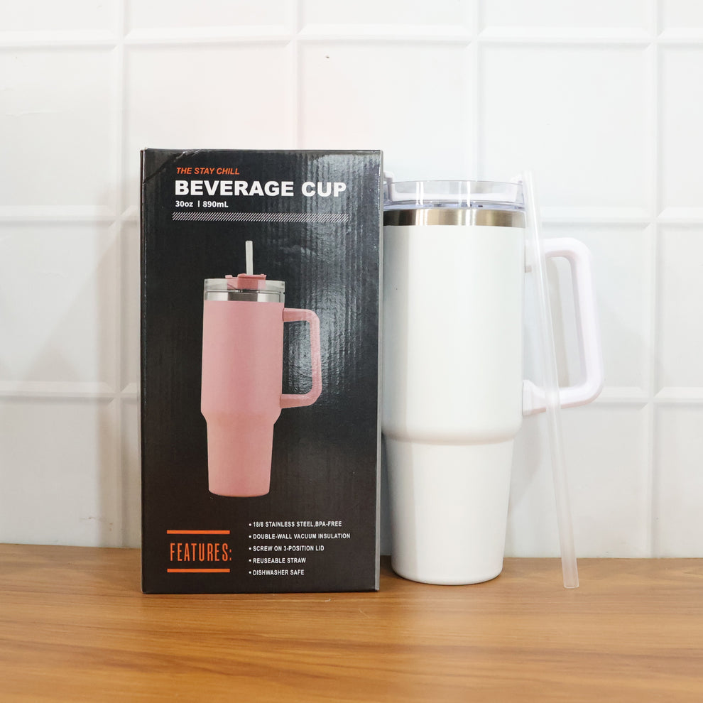 Premium Stainless Steel Vacuum Insulated Travel Mug (890ML / 1 Pc)