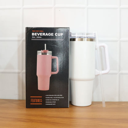 Premium Stainless Steel Vacuum Insulated Travel Mug (890ML / 1 Pc)