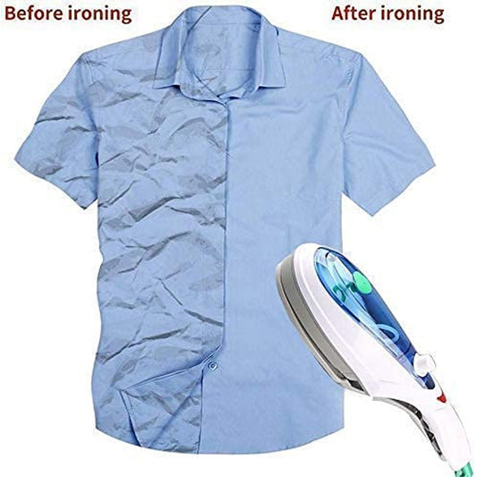 Handheld Steam Iron Portable Garment Steamer Set for Clothes & Travel Use